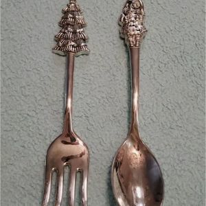 International Silver Company Holiday Santa and Chr